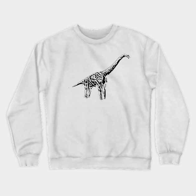 Brachiosaurus Crewneck Sweatshirt by Nimmersatt